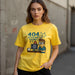 404 Style Not Found Pixel Art Dev Tee
