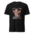Gaining XP Since the 80s dragon gamer t-shirt in Black with cream lettering