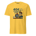 404 Style Not Found pixel art developer t-shirt in daisy