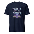 Trust Me I am a Clauder pixel art developer t-shirt in navy